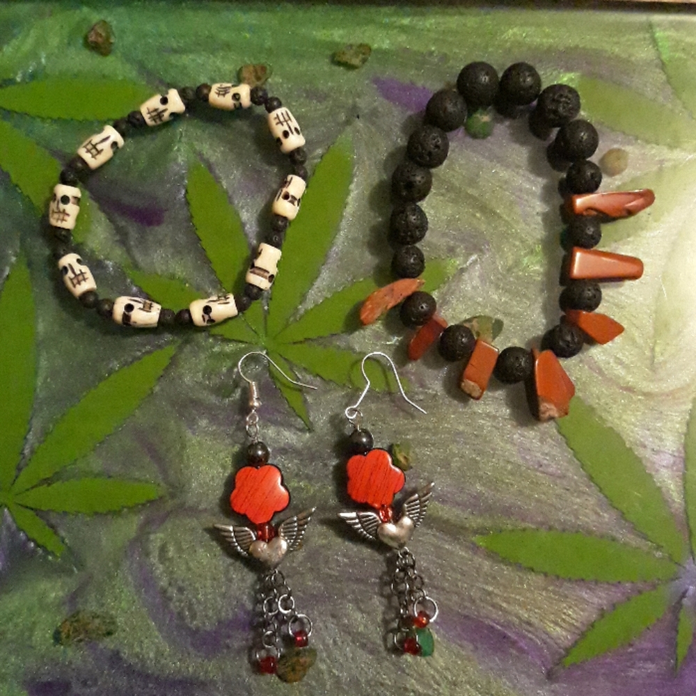 Bracelets and earrings bundle
